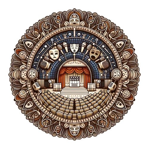 Mandala com elementos da arte da atuação